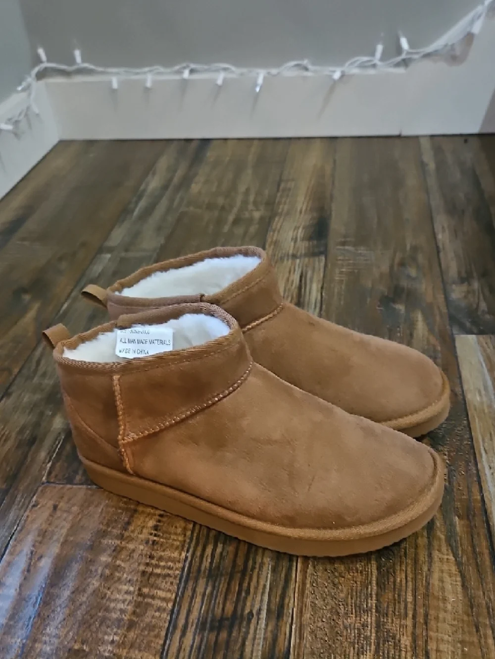 Sperry Chestnut‎ Suede Faux-Fur Lined Ankle Boots